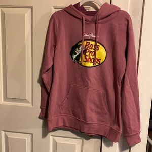 Bass pro shop mauve colored hoodie size S